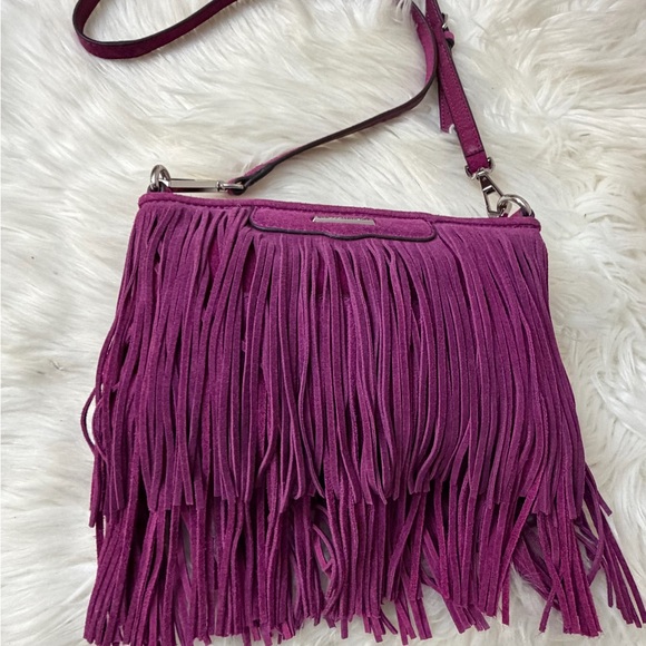 Fringe Crossbody Bag - Pink - Picture 6 of 12